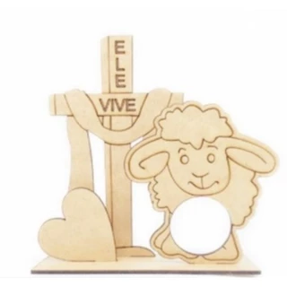 KIT 15 UNIDADES / Porta Bombom Cordeiro / Lembrancinhas com Bombons / Lembrancinha Páscoa em Oferta na Shopee