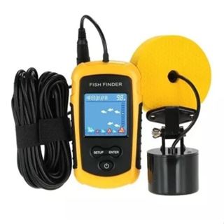 GFRGFH Localizador portátil de sonar de peixes, detector de profundidade, sensor de alarme, acessório de pesca