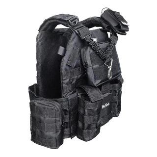 Colete Modular Plate Carrier J.A. Rio Militar - Preto