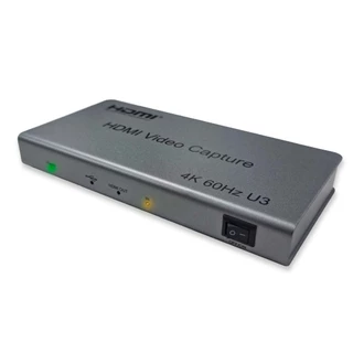 Placa De Captura Vídeo 1080p Com Fibra 4k Usb 3.0 Hdmi 60hz