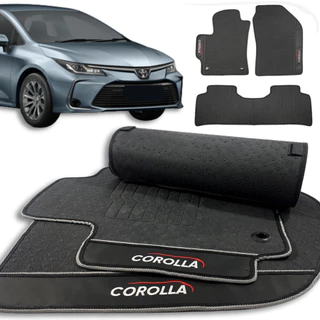 Tapete de Carro Corolla 2020 a 2025 3 Peças Preto - Premium à Pronta Entrega!