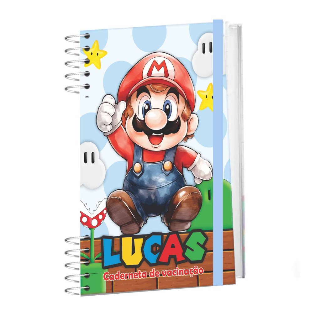 CADERNETA DE VACINA PERSONALIZADA MENINO MOD 33