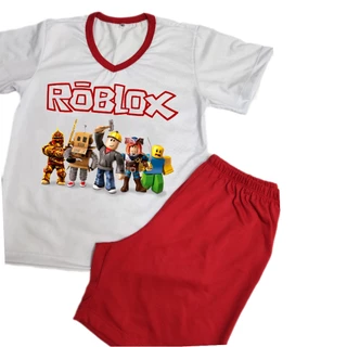 Pijama infantil Roblox, pijama infantil manga longa