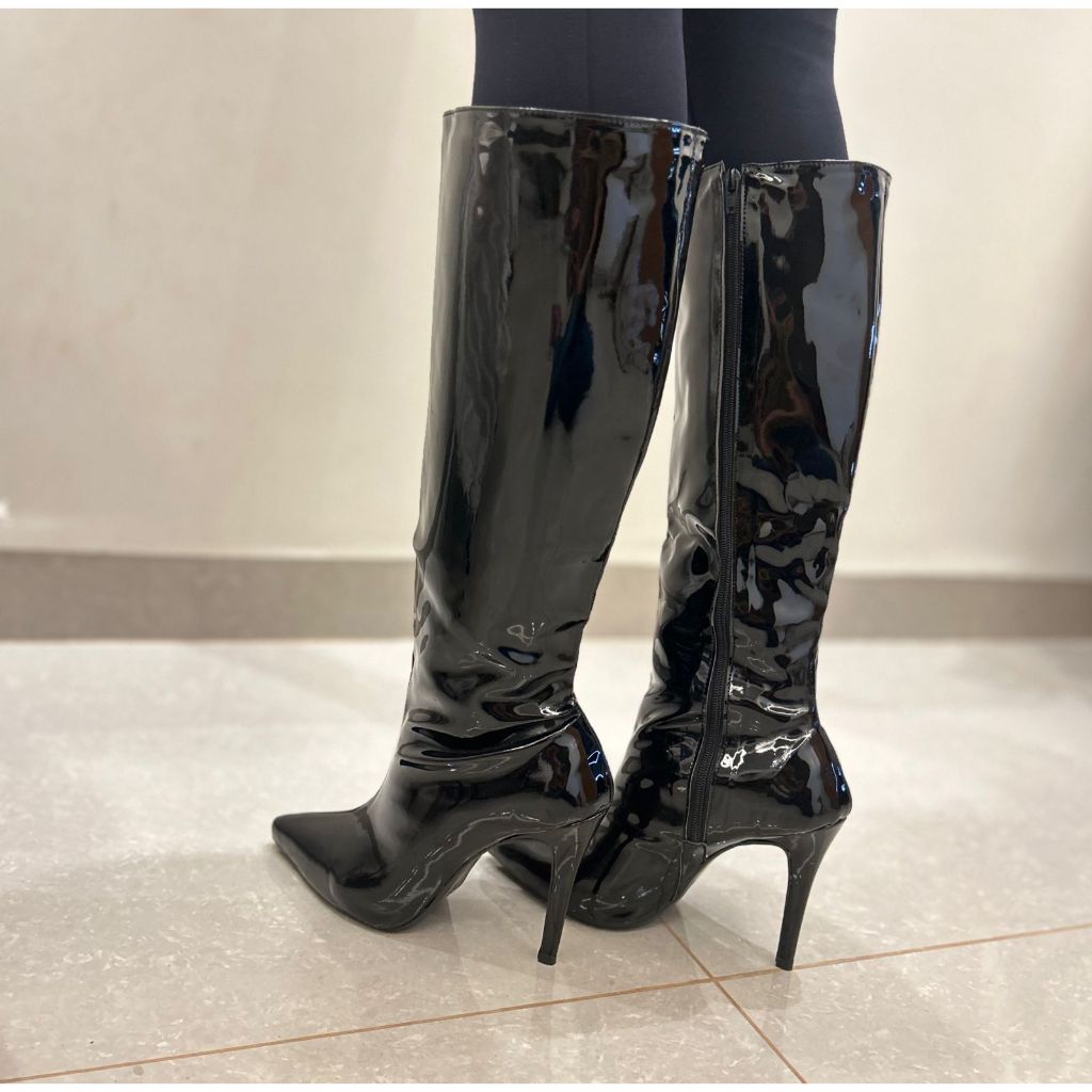 bota cano alto verniz em Promoção na Shopee Brasil 2025