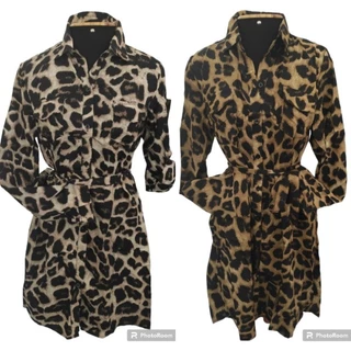 Chemise camisão vestido estamos animal print