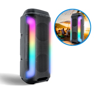 Caixa de Som Bluetooth Portátil LED Amplificador Multimídia TWS 50W Xtrad