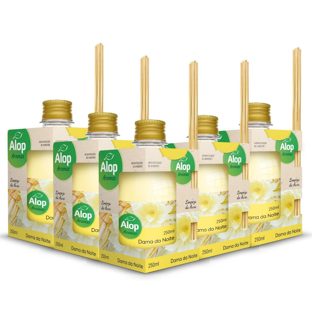 5 Difusor De Ambiente 250ml Alop Dama Da Noite | Shopee Brasil