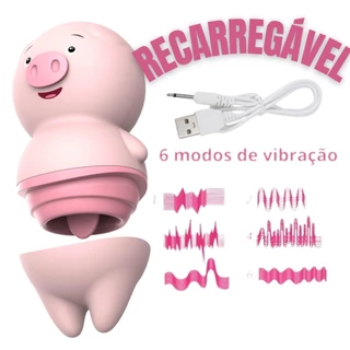 Vibrador Feminino Sugador de Clitoris Clitoriano Porquinho Recarregavel Sex Shop em Oferta na Shopee