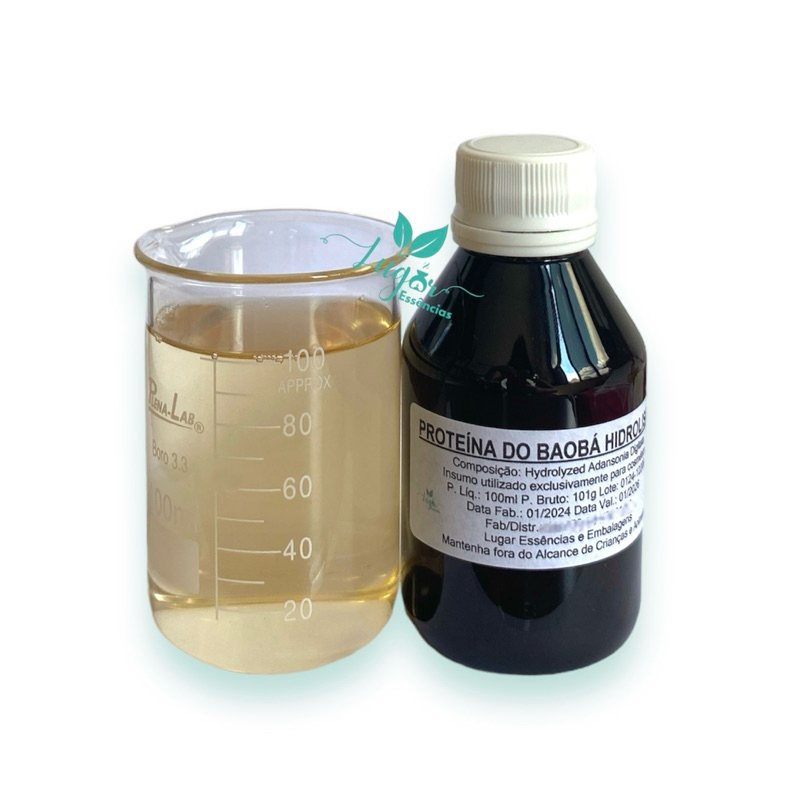 Proteína Hidrolisada de Baobá (baobab) 100ml - Uso Cosmético