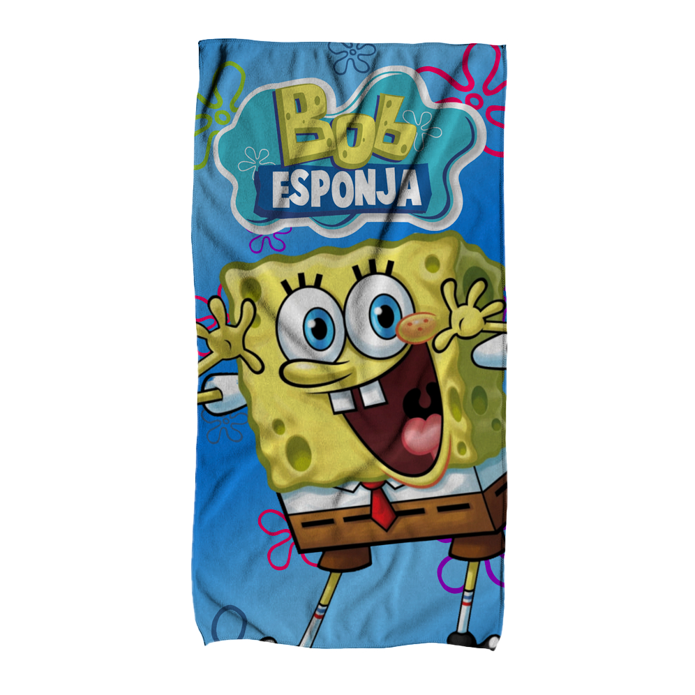 Toalha Decorativa Personalizada Bob Esponja REF02 | Shopee Brasil