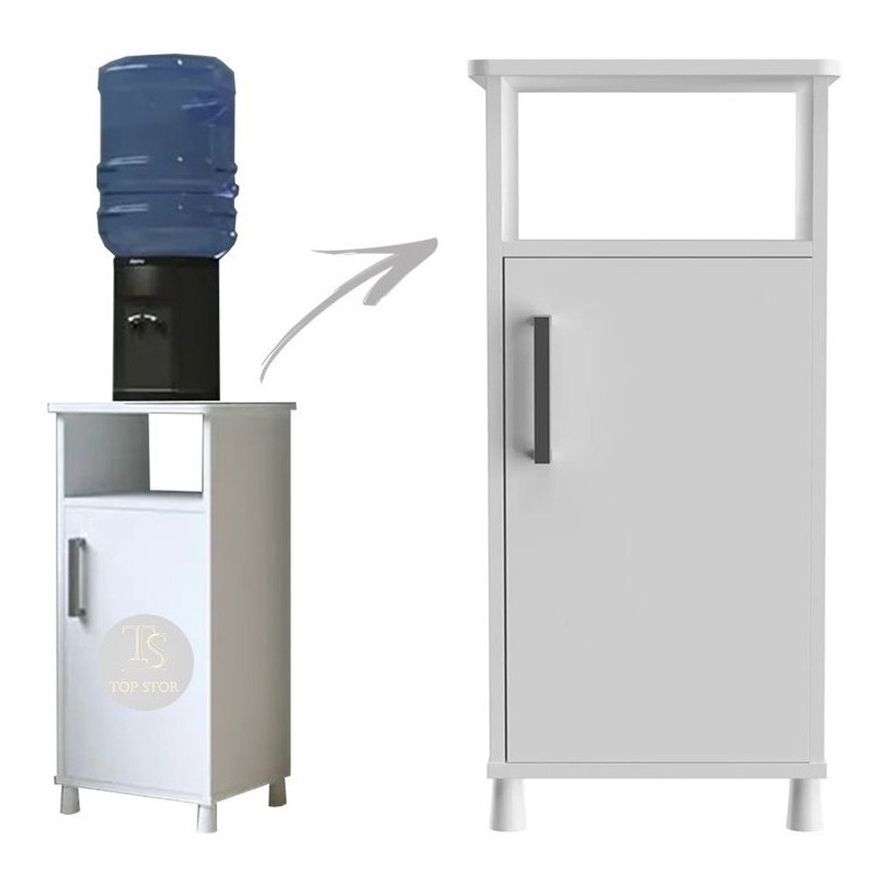 Armário Gallon Para Galão De Água Com 1 Porta Branco Multivisão A ...