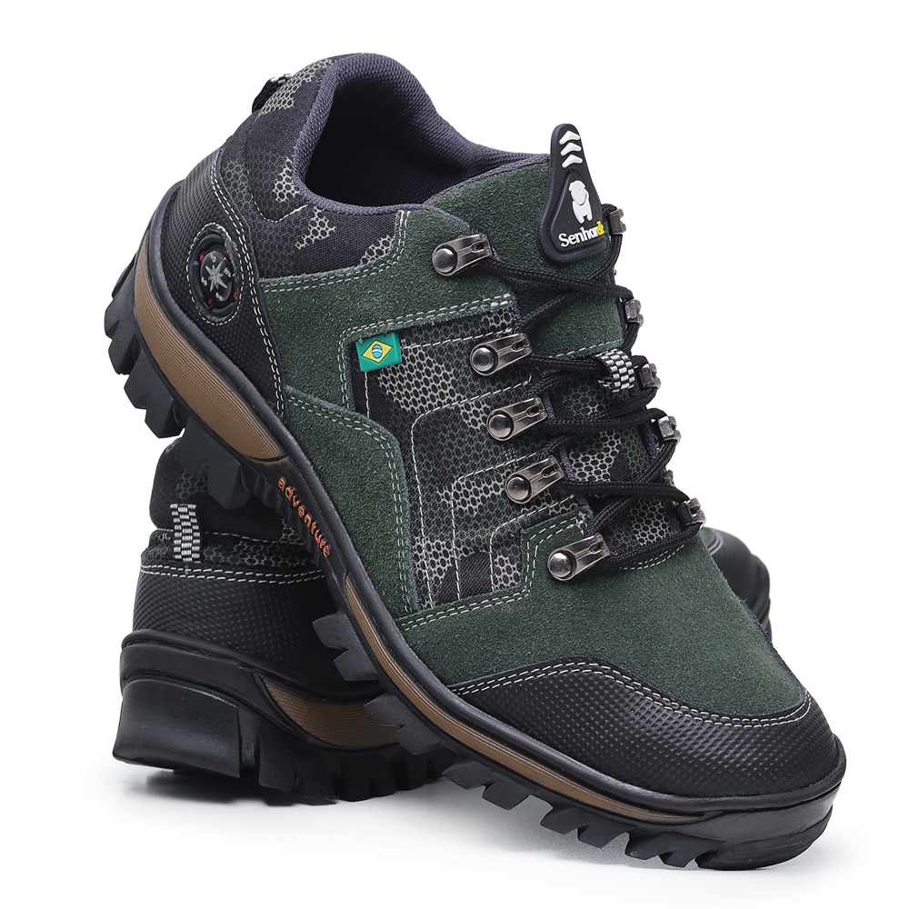Tenis Masculino Coturno Adventure Trilha Trekking | Shopee Brasil