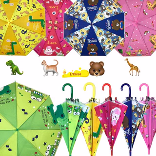 GUARDA CHUVA INFANTIL AUTOMÁTICO COM ESTAMPA DE PVC LY5004
