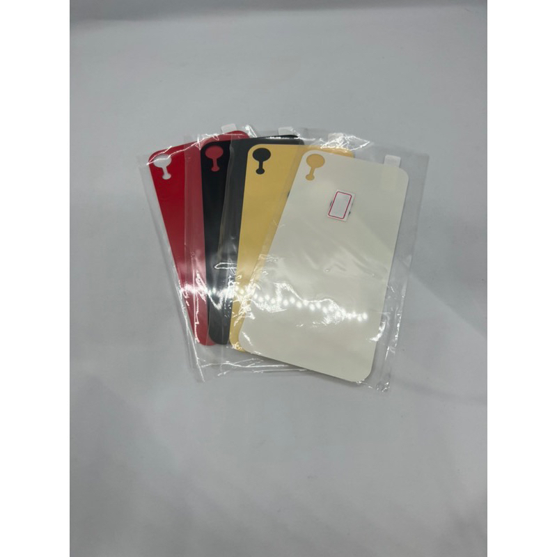 kit- 1Películas silicone 3D Traseira+1pelicula de tela para Iphone X,XS,XSMAX,XR