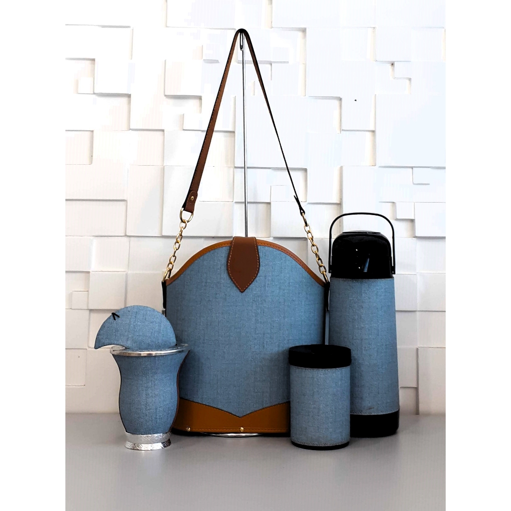 kit chimarrão bello mate modelo 2, alças corrente | Shopee Brasil