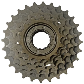 Catraca/roda Livre Xin Du / Tri-Diamond 6 Vel. 14/28d Dourada Para Bike