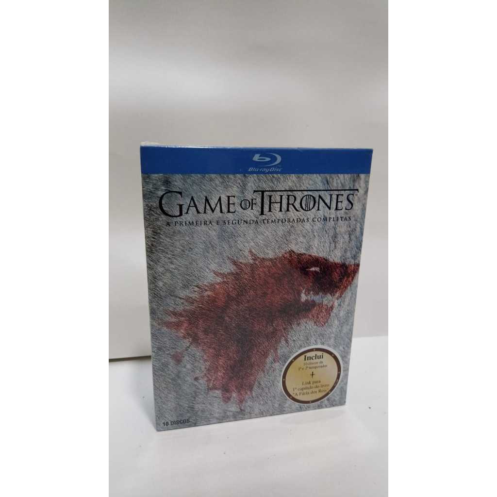 Box Blu-ray Game of Thrones - Primeira e Segunda Temporadas Completas - Lacrado