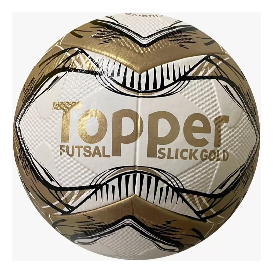Bola Topper Futsal Gold Premium 2023 Lançamento