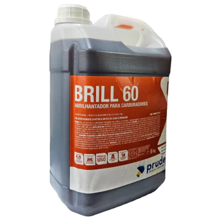 Abrilhantador Restaurador De Carburador Brill 60 5L - Descarbonizante e Desengraxente Para Peças de antimônio, zamac, bronze, latão cobre e suas ligas.