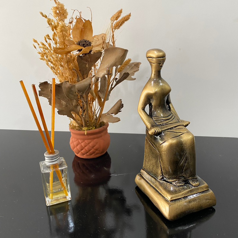 Estátua Da Justiça decoração enfeite advocacia advogado escritório casaoab