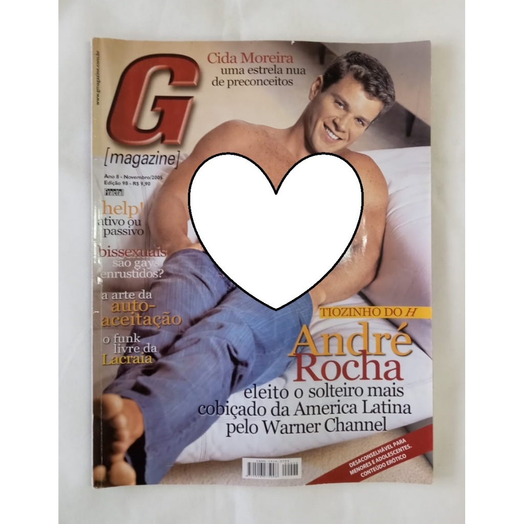Revista gay G magazine Andre Rocha | Shopee Brasil