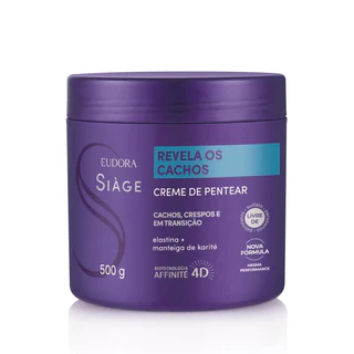 Creme Para Pentear Siàge Revela os Cachos Eudora - 500g