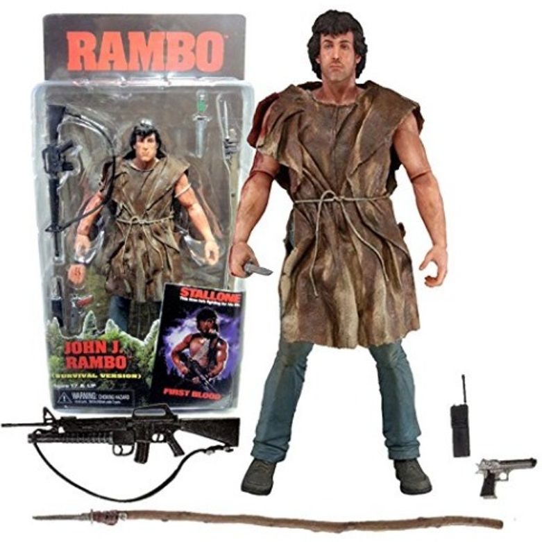 Action figure Rambo - First Blood Survival Edition - Neca | Shopee Brasil