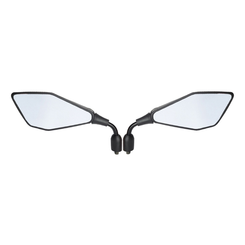 Par Retrovisor Modelo Z400 Rosca Honda Fixo Haste curta/Longa Esportivo