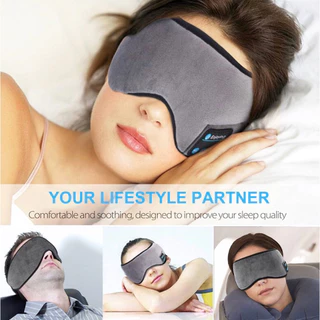 Máscara Tapa Olho Fone De Ouvido Sem Fio Bluetooth Para Dormir Máscara Ajustável Com Alto-Falantes