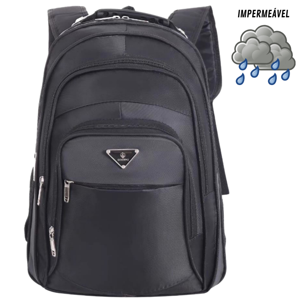 Mochila Executiva Reforçada Ideal para Faculdade, Trabalho Viagens com ...
