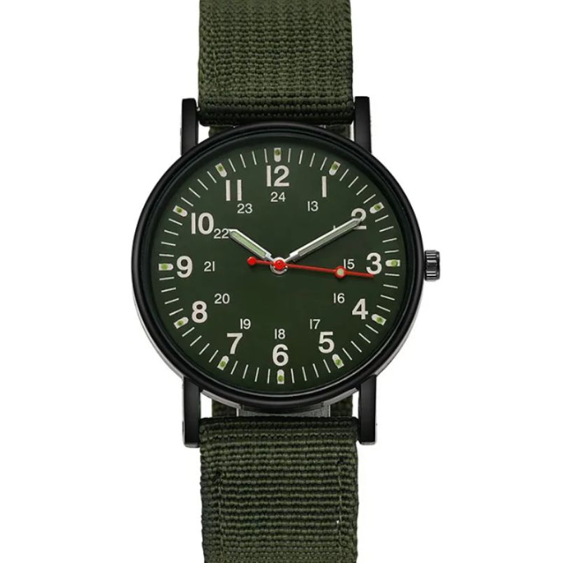 Relógio Masculino Analógico Verde Militar