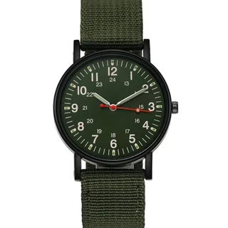 Relógio Masculino Analógico Verde Militar
