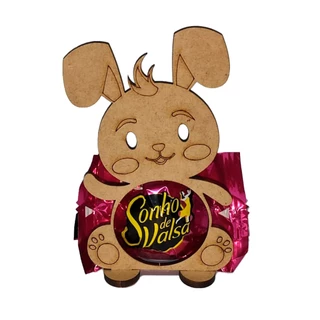 kit 20 Lembrancinha Porta Bombom Coelho da Páscoa Mdf Cru em Oferta na Shopee