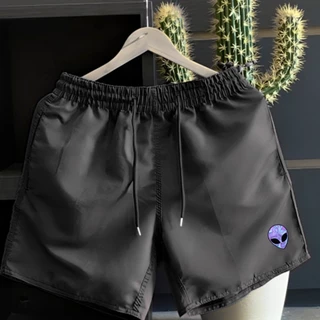 Short Tectel Mauricinho Alien Estampado Esportivo Leve Praia Verão
