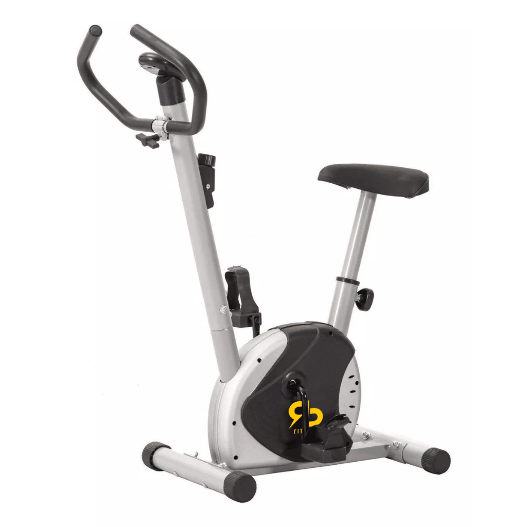 Bicicleta Ergométrica Vertical Spinning Cinza E Preto RB Fitness