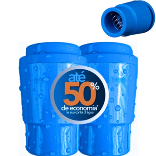 Kit 2 Bloqueador De Ar Hidrometro Redutor Conta Água 3/4