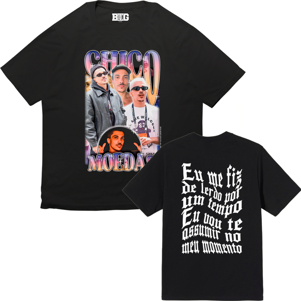 Camisa Básica Camiseta Chico Moedas Me Fiz De Lerdo BitCoin Sonza