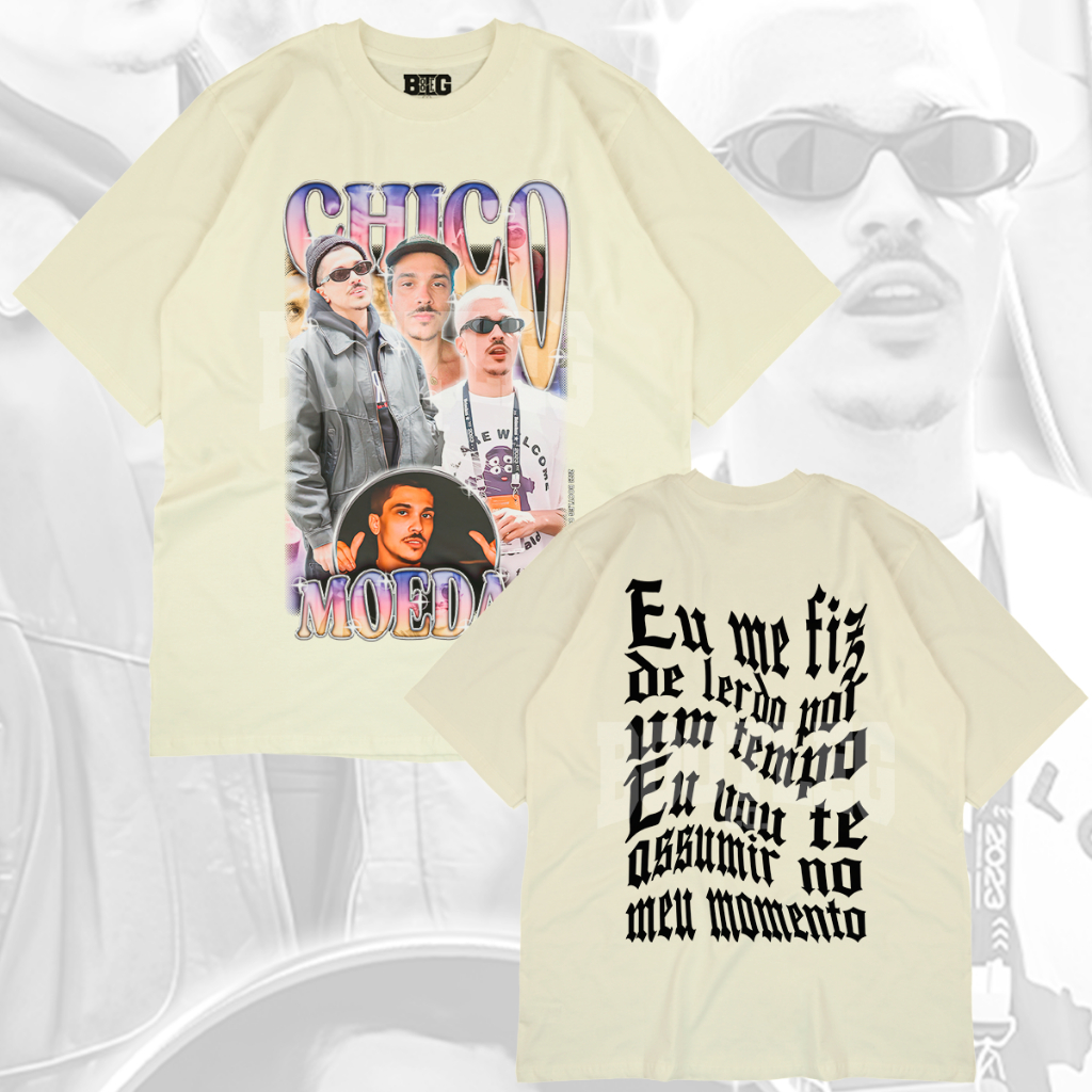Camisa OVERSIZED Chico Moedas Me Fiz De Lerdo BitCoin Sonza