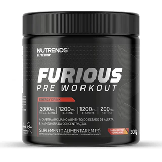 Pre Treino Furious 300g - Importado - Nutrends