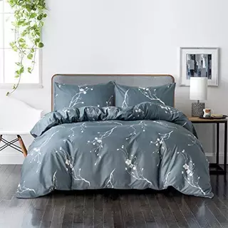 Kit Capa de Edredom Casal Estampado 400 fios Luxo + 2 Fronhas Duvet