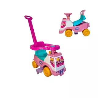 Totoka Plus Rosa para Bebe Carrinho Triciclo Infantil com Empurrador Cardoso Toys