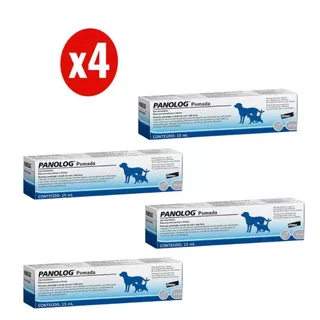 Kit 4 Panolog 15ml Pomada Auricular para Cães e Gatos Elanco em Oferta na Shopee