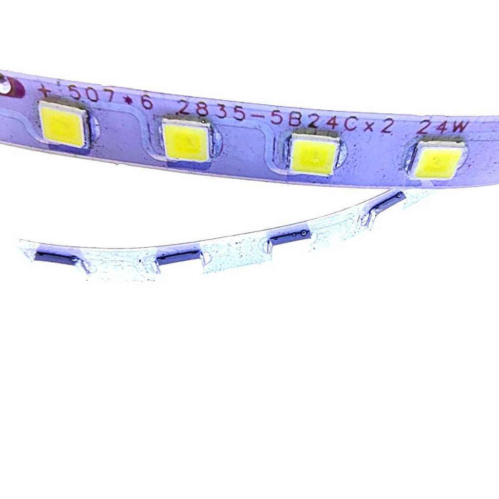 Fita de led Para Reparo de Plafon Painel Redondo ou retangular Luminária Led 18w 24w Branco 6500k unidade