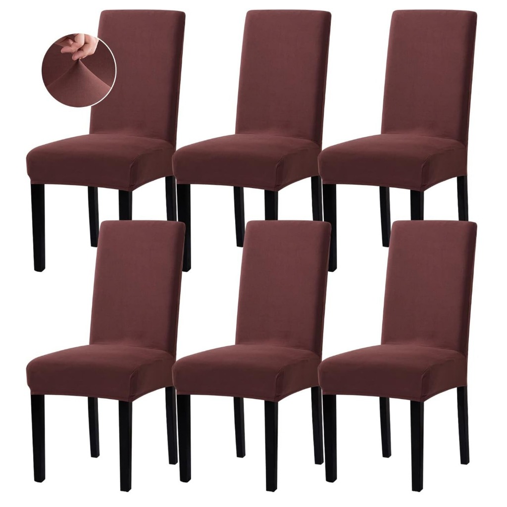 Capa Cadeira 6 Lugares Luxo Confortável Sala/Jantar