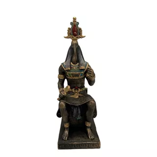 Estatua Deus Thoth Egpcio Egito Wiccaa