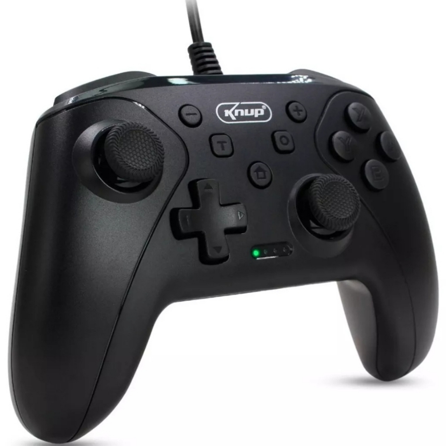 Controle Joystick Para PC Com Fio Manete Usb Notebook Ps3 Nintendo Switch