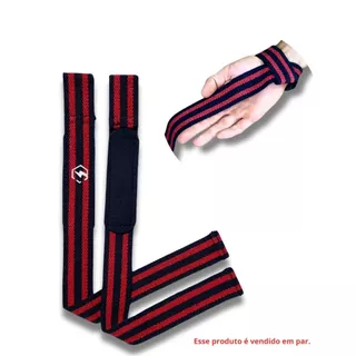 Tala Straps algodão com NEOPRENE musculação Academia Treino
