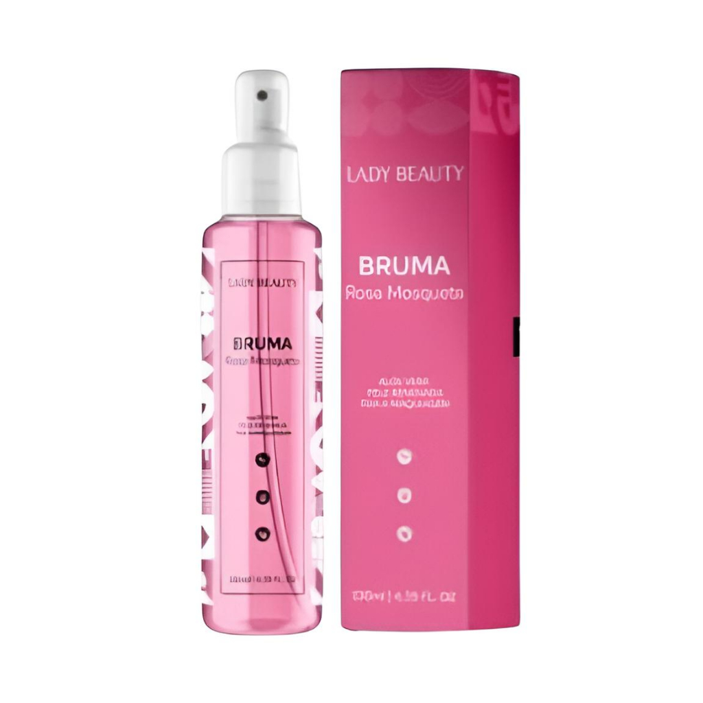 Bruma De Maquiagem Fixadora Rosa Mosqueta Spray Lady Beauty | Shopee Brasil