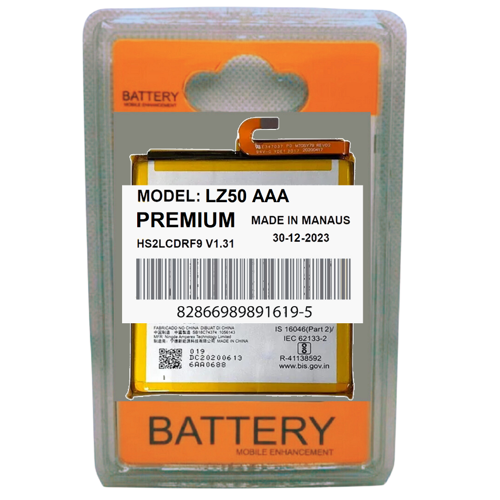 Battria LZ50 de Alta Capacidade Compatível Moto G100 XT2125 + Longa Duração!