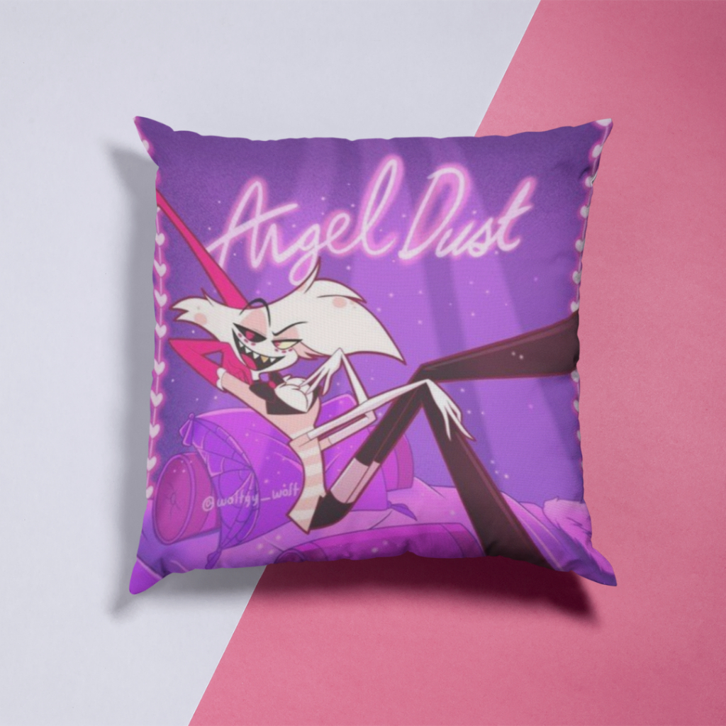 Almofada decorativa Angel Dust Hazbin Hotel (20x20cm) | Shopee Brasil